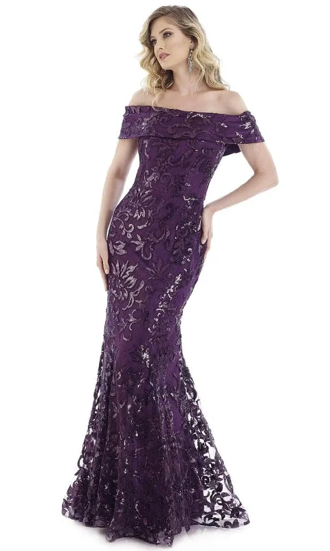 Women's High-Fashion Outfit Feriani Couture 18973 - Sequin Embroidered Formal Gown