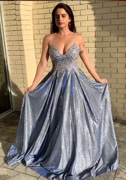 Women's Outerwear Apparel Charming Spaghetti Straps Dresses, Evening Dress Prom Gowns, Formal Women Dress,Prom Dress  gh2171