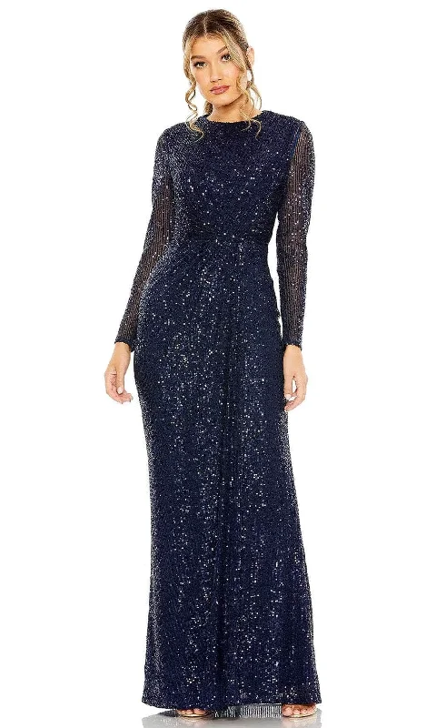 Women's Charming Outfit For Events Ieena Duggal 11659 - Sequined Evening Gown