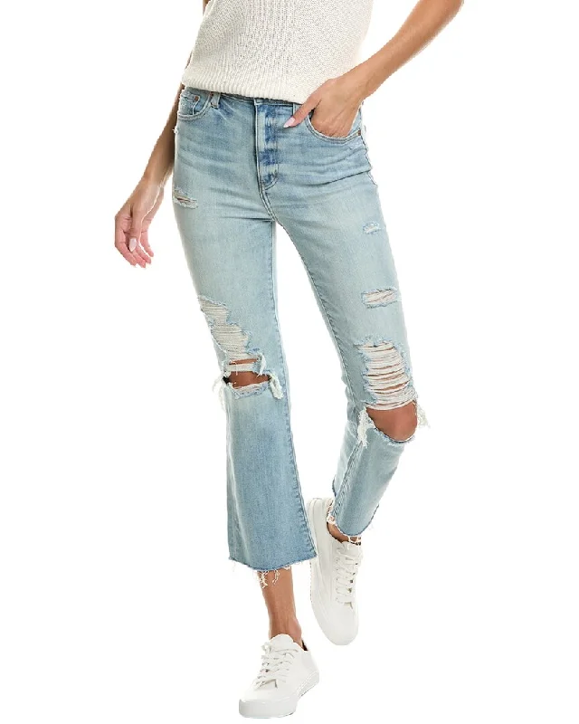 Women's Vintage Garments DAZE DENIM Shy Girl High Rise Crop Flare Jean