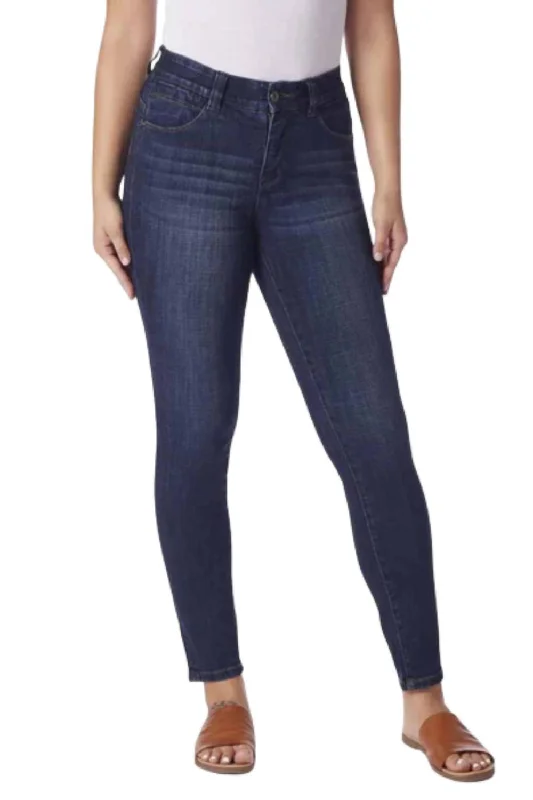 Comfortable Women's Attire Cecilia Skinny Mid-Rise Jeans In Night Breeze