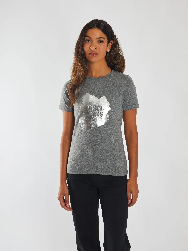 Women's Sports Apparel Megan Tee Grey Pebble