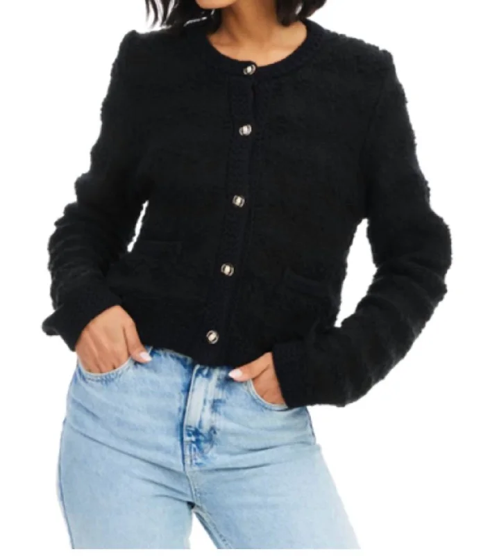 Women's Everyday Attire Lucy Cardigan In Black