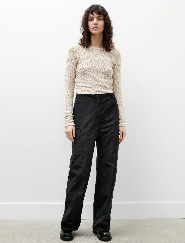 Summer Sale Alloy Trousers Black Grace Nylon