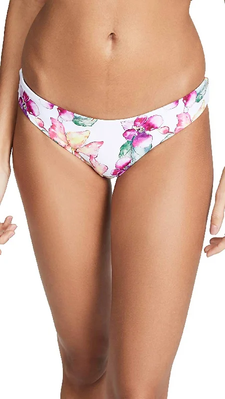 Summer Sale Reversible Full Coverage Hipster Bikini Bottom In Wild Orchid