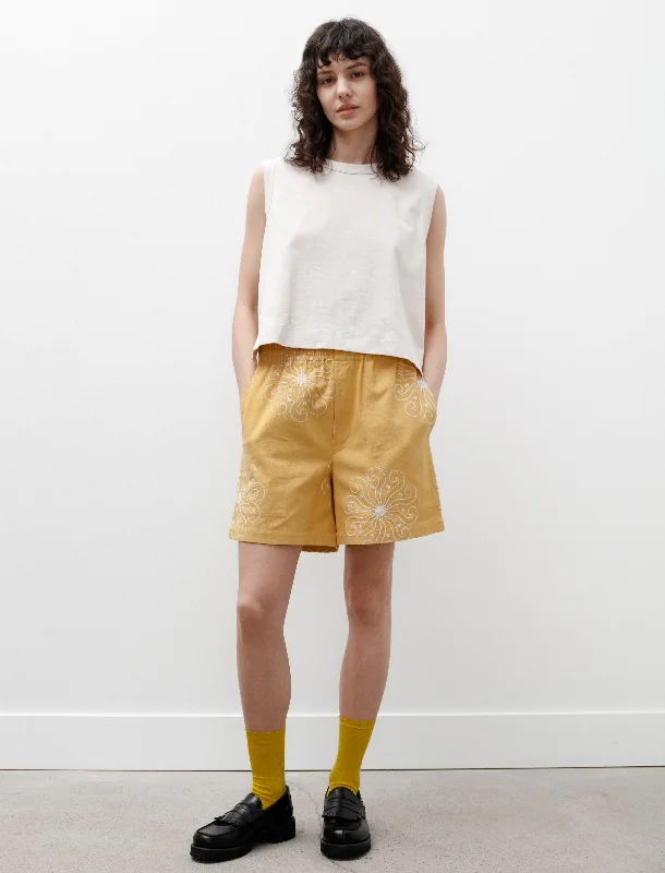 Boutique Dress Online Soleil Shorts Yellow