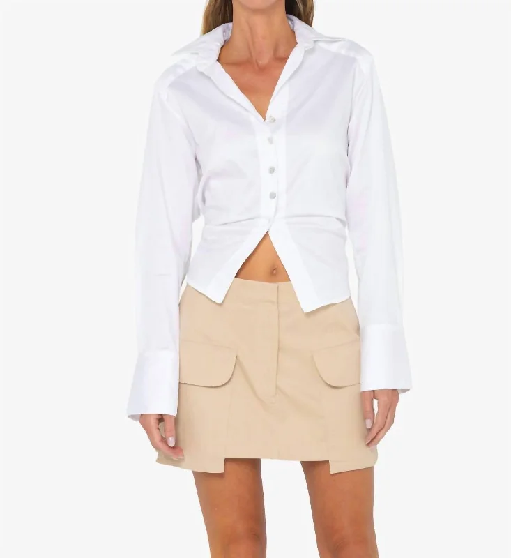 Women's Work Outfit Lumi Skirt In Light Beige