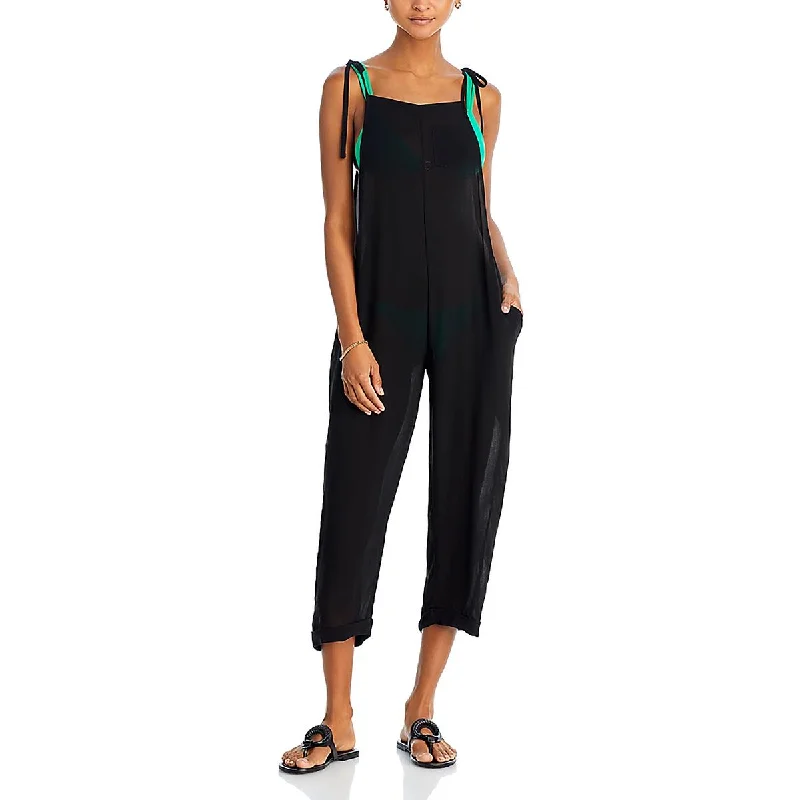 New Arrival Discount Womens Cropped Jumpsuit Cover-Up