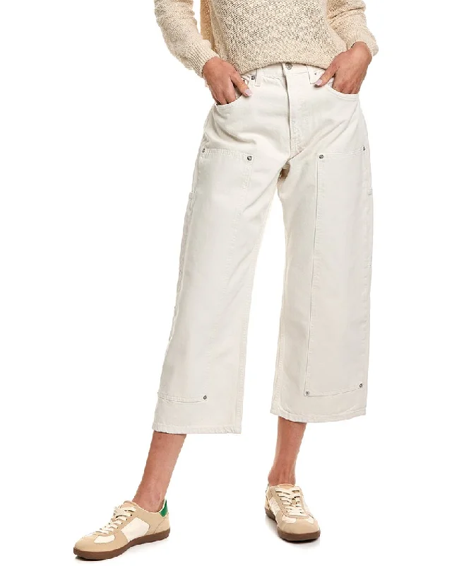 Women's Relaxed Outfit RE/DONE The Shortie Vintage White Jean