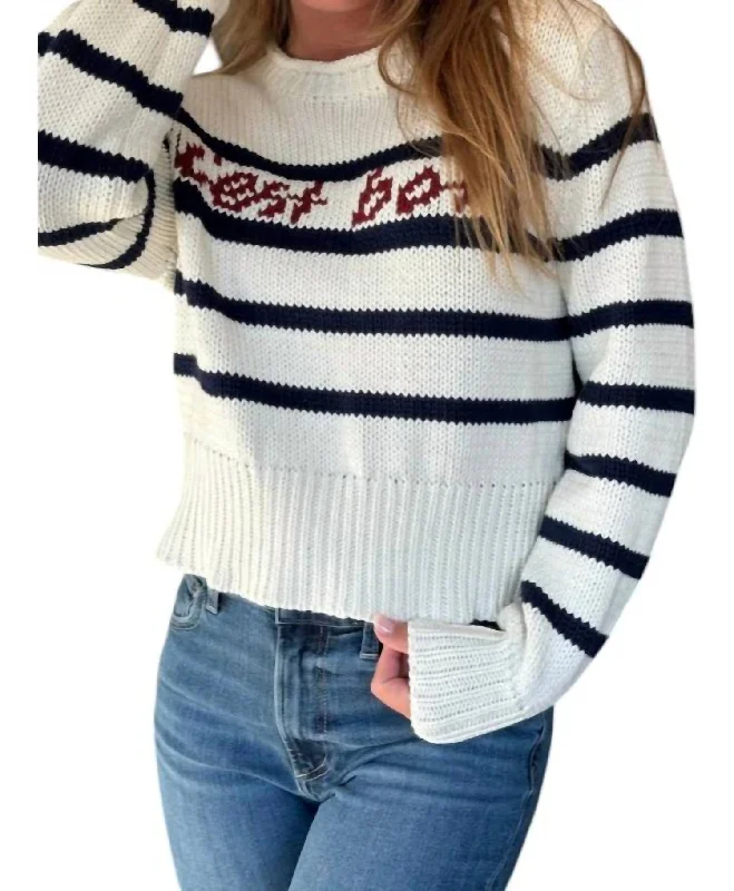 Women's Cozy Winter Attire C'est Bon Sweater In Ivory