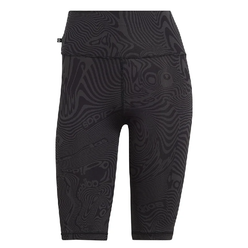 Women's Clothes And Apparel Sets adidas - Women's Marble Print Bike Shorts (IC2266)