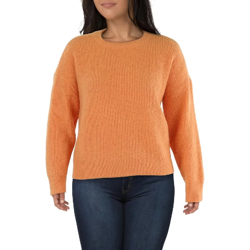 Women's Trendy Casual Outfit Plus Womens Ribbed Work Day Wear Pullover Sweater