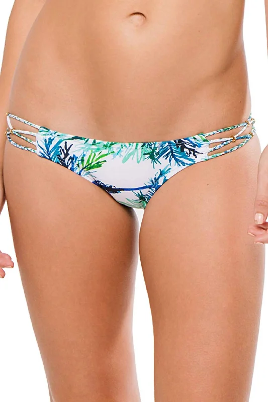 Women's Urban Clothing Women Palms Tab Side Brazilian Hipster Bikini Bottom Swimwear Palm