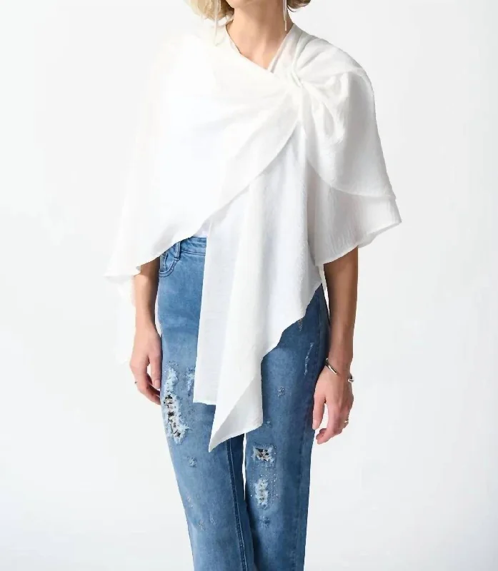 Shop Ladies Clothes Gauze Cover Up In White