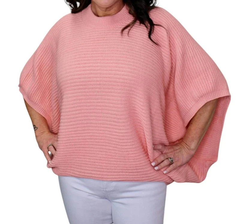 Women's Plus-Size Garments Meg Pullover Poncho In Blush