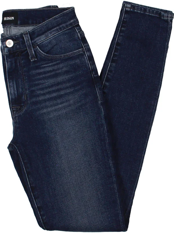 Women's Vacation Outfit Blair Womens High-Rise Whisker Wash Skinny Jeans