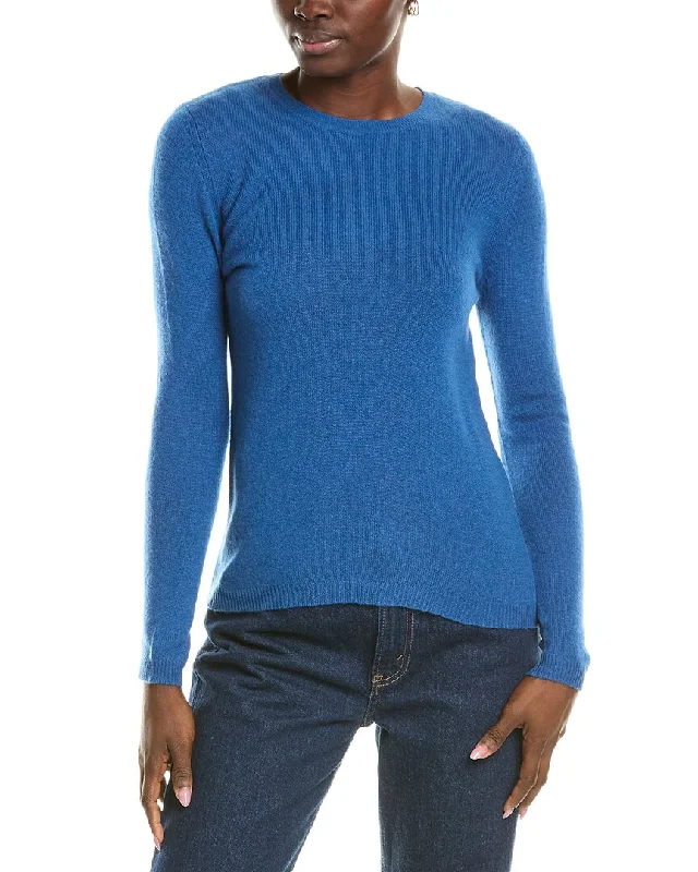 Women's Clothing For Work Forte Cashmere Crewneck Cashmere Sweater