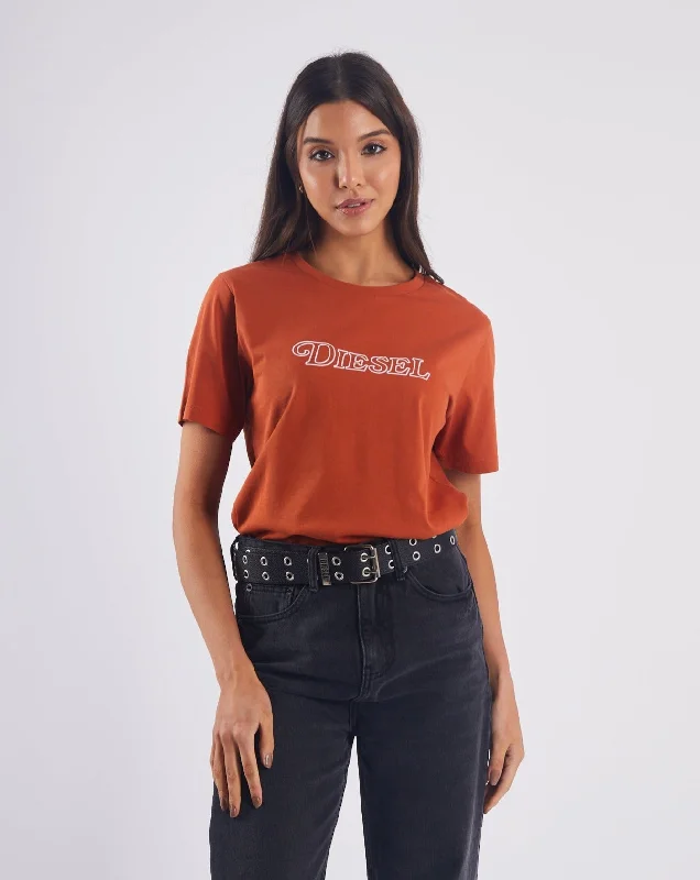 Chic Clothing For Women Sharon T-Shirt Cinnamon Orange