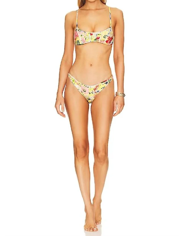 Best Online Boutiques Alight Corset Bikini Set In Yellow