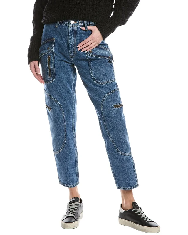 Luxury Women's Clothing RE/DONE Racer Taper Speedway Jean