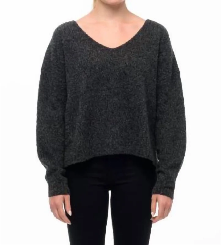 Women's Occasion Wear Apparel Audrey Sweater In Bedrock