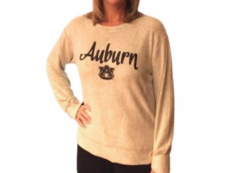 Women's Transitional Attire Auburn University Kalamazoo Top In Heather Grey