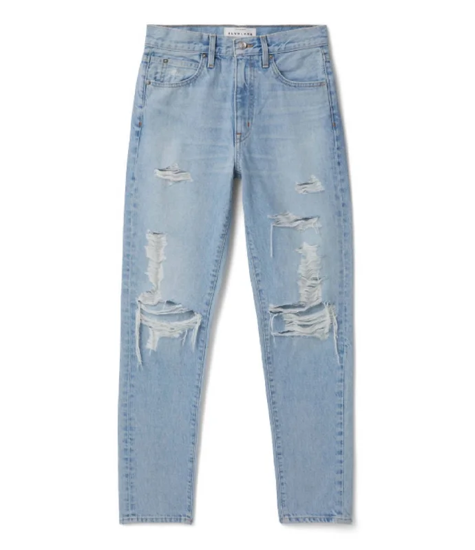 Women's Comfy Attire For Lounging Women's Roxy Slim Straight Jean In Mind Made Up Distressed