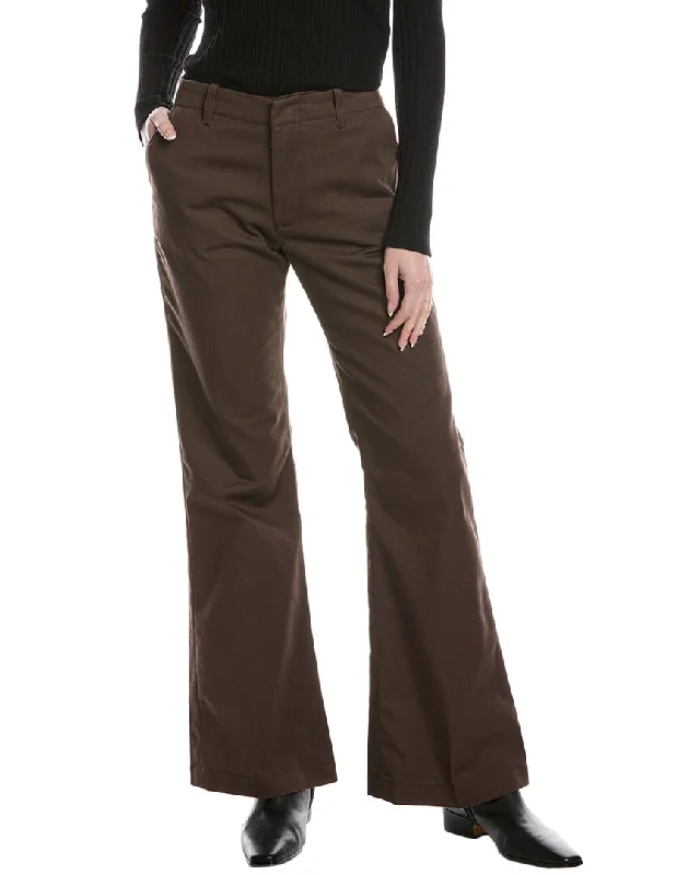 Women's Professional Outfit RE/DONE Mid-Rise Flared Trouser Chocolate Jean