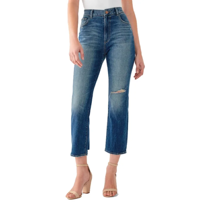 Women's Formal Apparel Jerry High Rise Straight Jean In Edmund