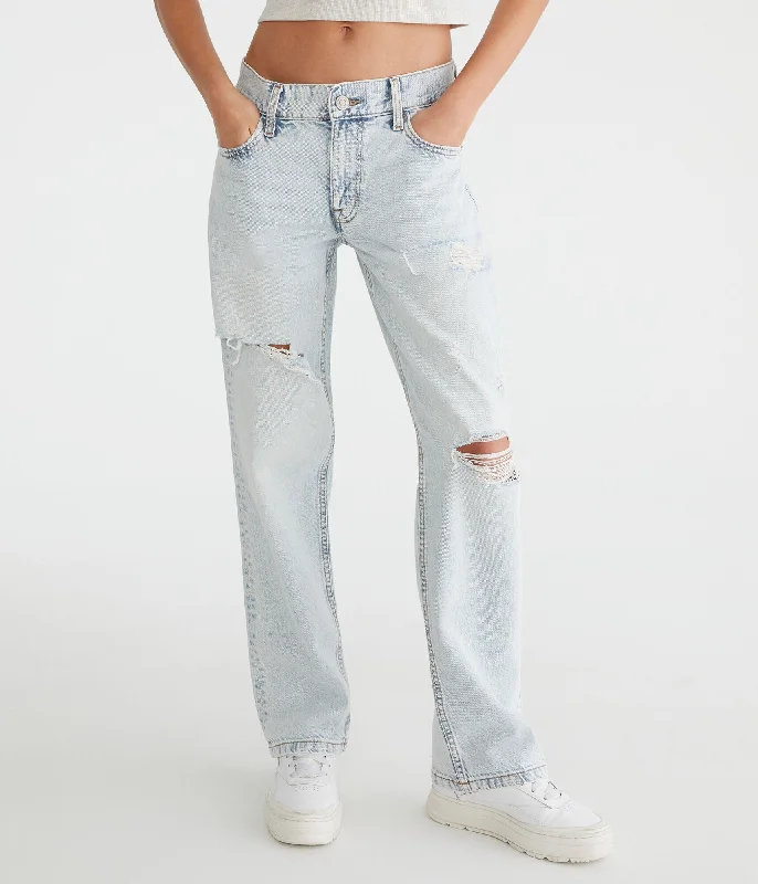 Women's Casual Apparel Aeropostale Low-Rise Baggy Jean