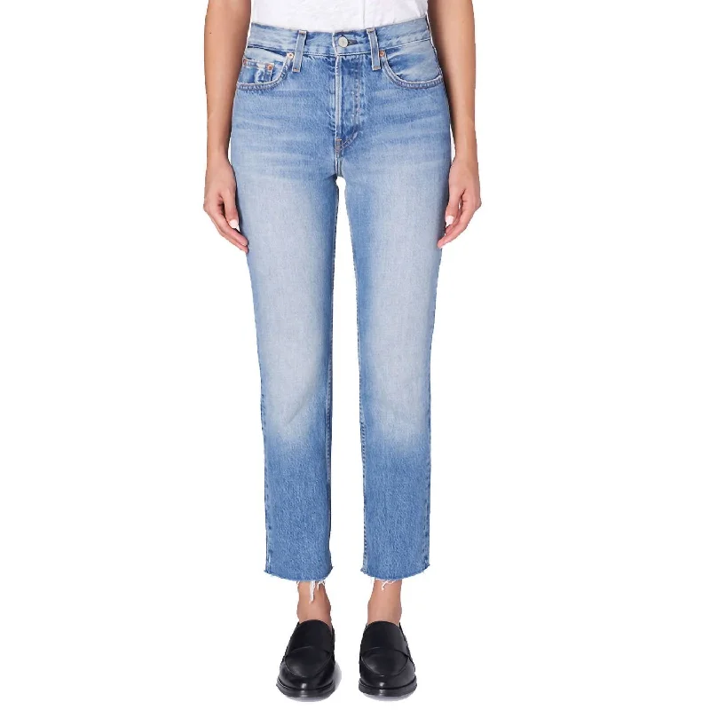 Women's Transitional Garments Constance Slim Straight Jean In Renegade