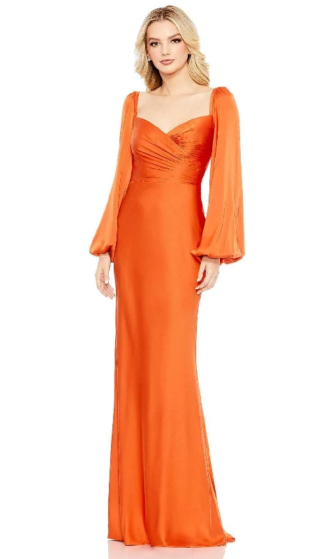 Women's Work Outfit Ieena Duggal 68335 - Bishop Sleeve Evening Gown