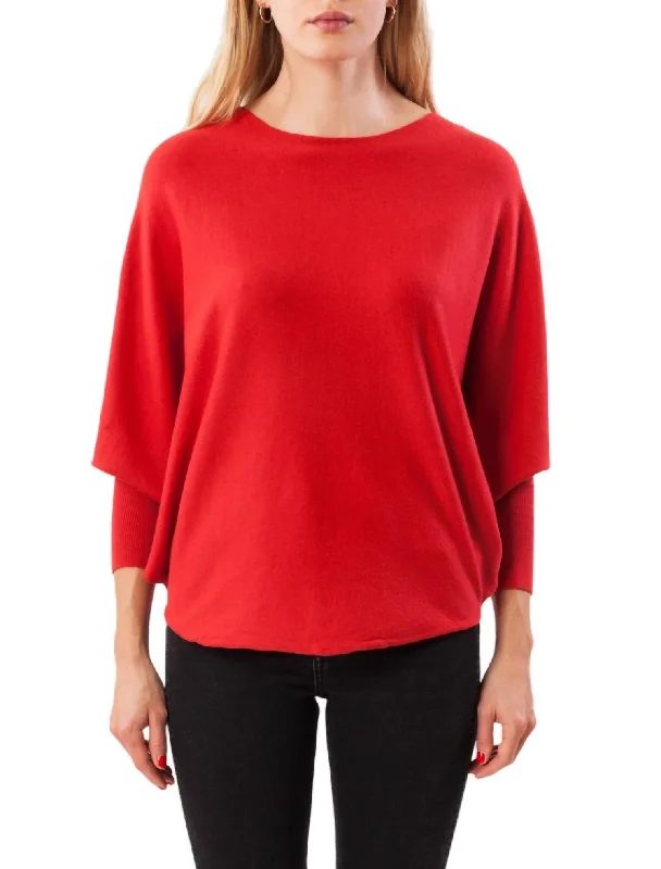 Women's Everyday Garments Ryu Thin Top In Scarlet