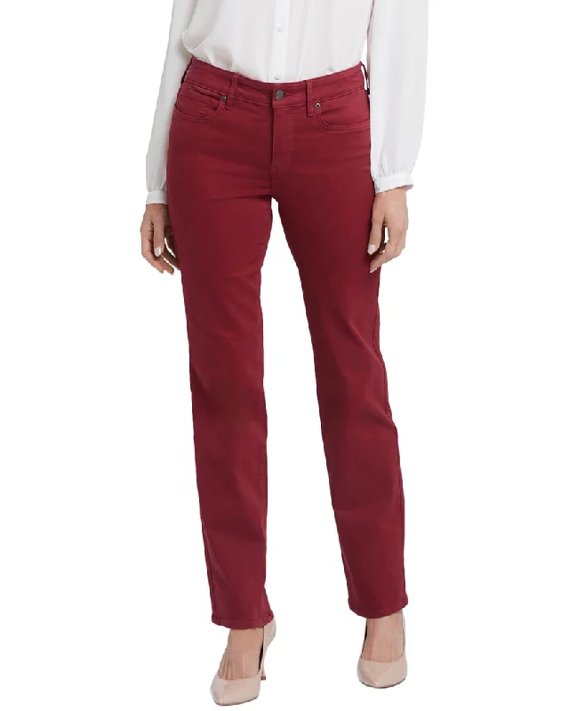 Modern Women's Attire NYDJ Marilyn Wild Currant Straight Leg Jean