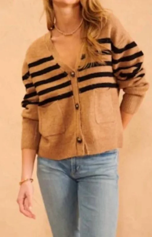 Casual Outfit For Women Stanley Cardigan In Scorn Stripe