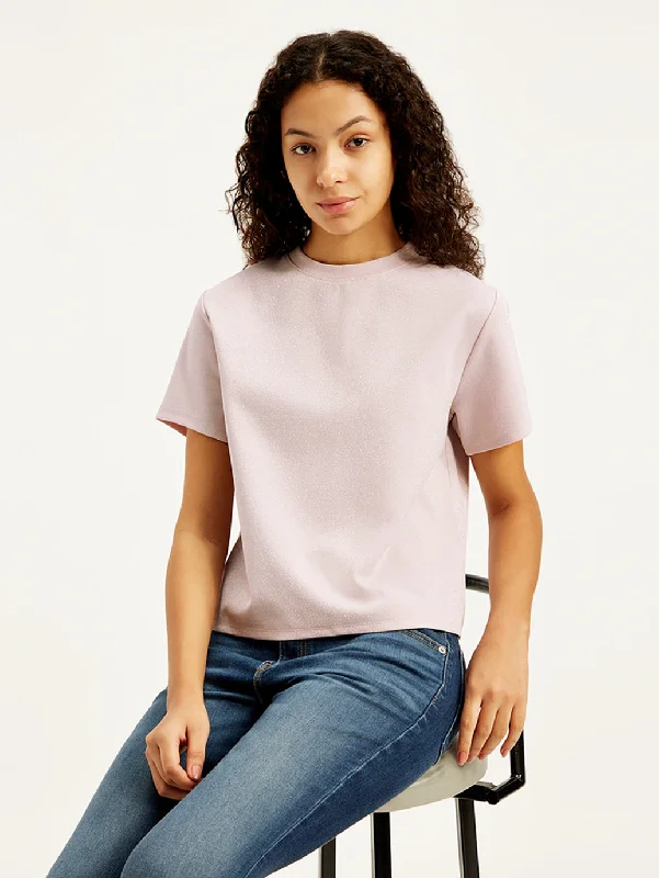 Women's Night-Out Outfit Women's Embellished Regular Fit T-Shirt