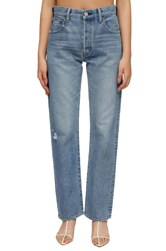 Women's Luxury Attire Mv Gibraltar Straight Jean In Blue