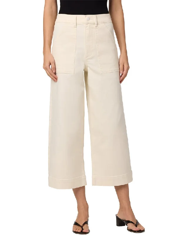 Women's Transitional Clothes JOE'S Jeans Cream Wide Leg Ankle Jean