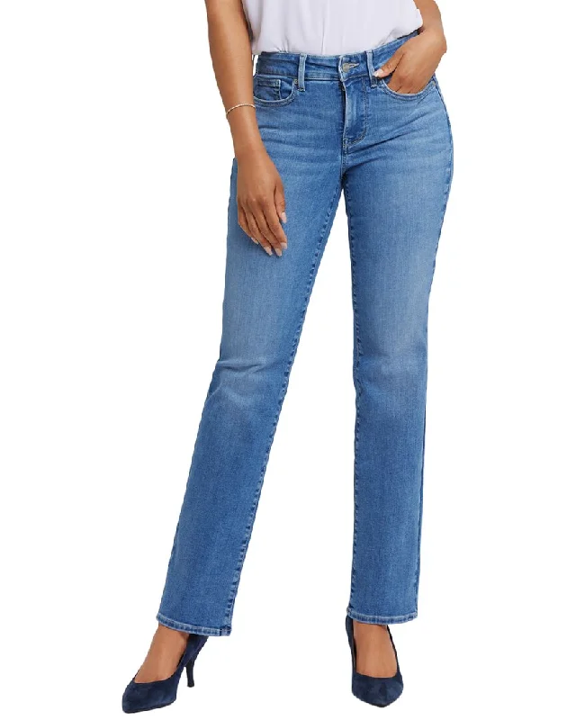 Women's Activewear Attire NYDJ Marilyn Newport Sky Straight Leg Jean