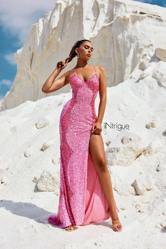 Women's Casual Apparel Blush by Alexia Designs 91015 - Sequin V-Neck Gown