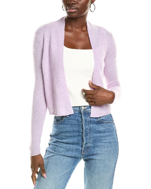 Fashionable Women's Clothing sofiacashmere Cropped Open Cashmere Cardigan