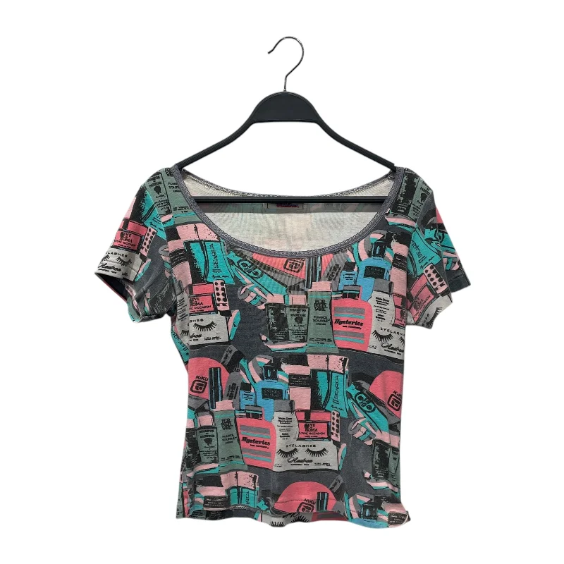 Plus-Size Women's Clothing HYSTERIC GLAMOUR/T-Shirt/FREE/All Over Print/Cotton/MLT/cosmetics