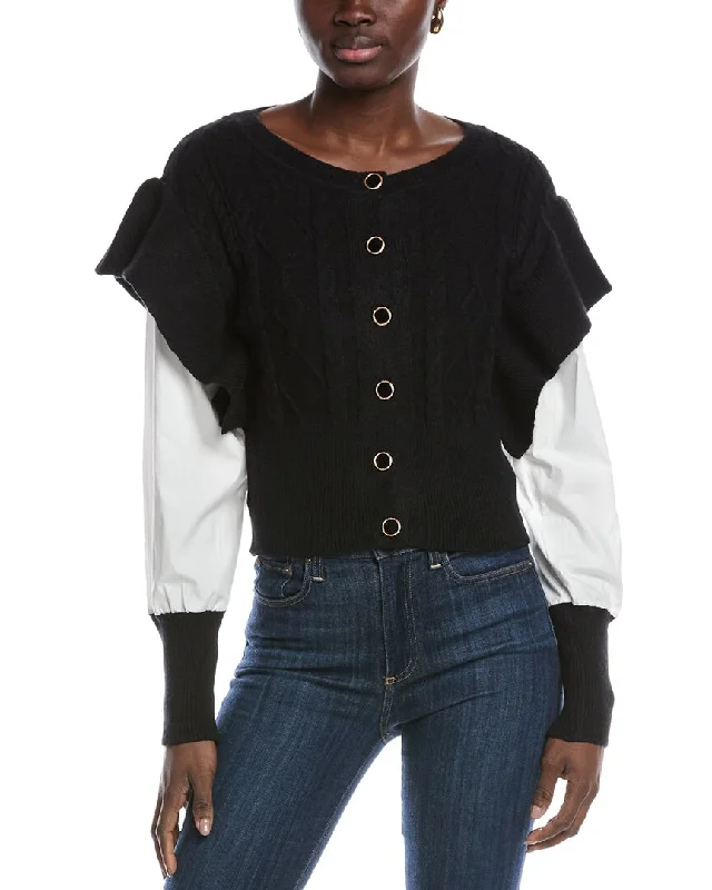 Women's High-Fashion Outfit Gracia Spliced Sweater