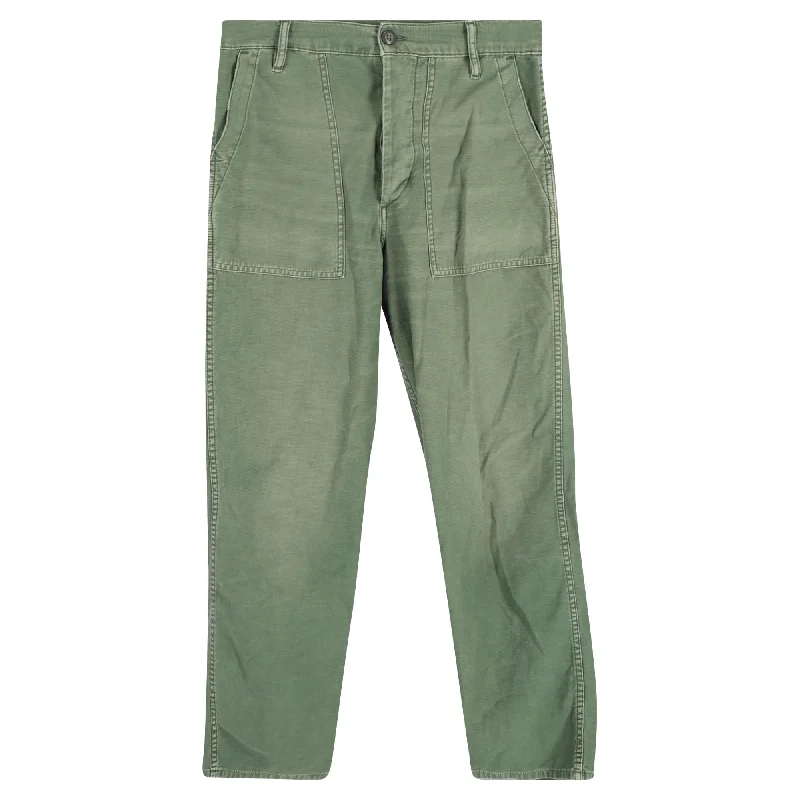 Classic Clothes For Women Polo Ralph Lauren Utility Trousers in Green Cotton