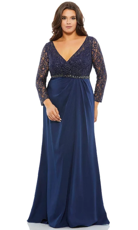 New Arrival Discount Mac Duggal 67898 - Draped Long Gown