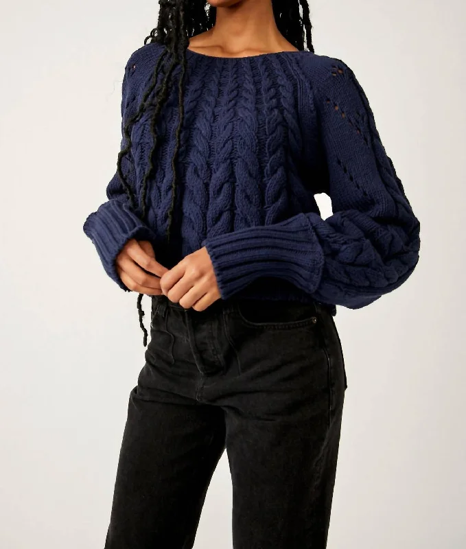 Online Clothing Stores Sandre Pullover In Navy