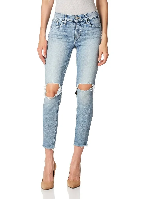 Women's Clothing Apparel Ava Skinny Jean In Willow Dest Fray