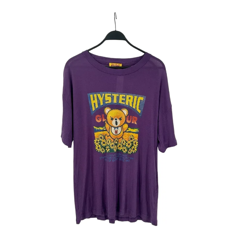 Comfortable Women's Clothing HYSTERIC GLAMOUR/T-Shirt/FREE/Purple/Cotton/Graphic