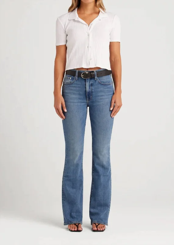 Women's Transitional Outfit Ryder Flare Jean In Solstice