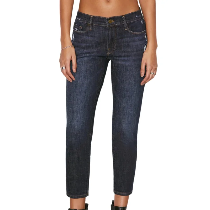 Stylish Women's Attire Le Garcon Crop Jeans In Covant